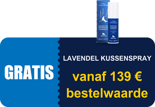 Gratis lavendel kussenspray vanaf € 139 bestelwaarde