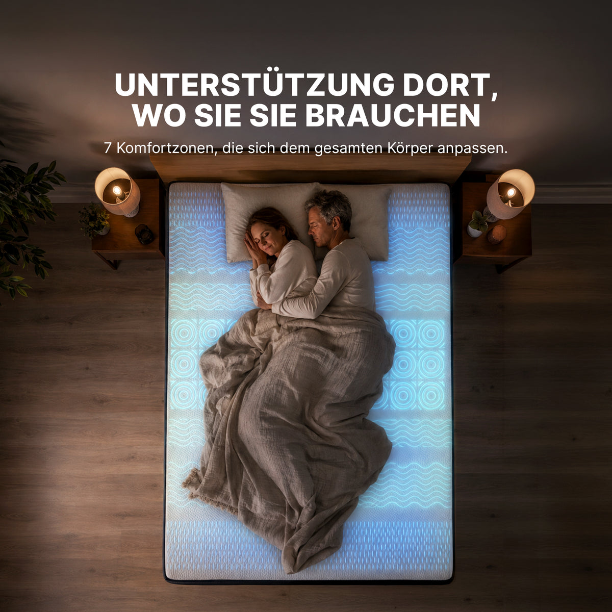 Premium 7-zone comfort mattress