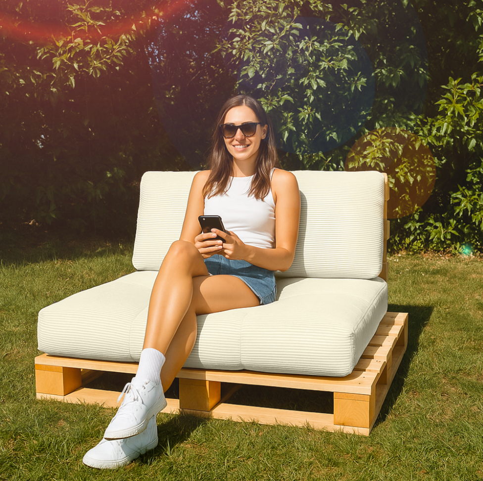 Corduroy Pallet Cushion – Seat Cushion