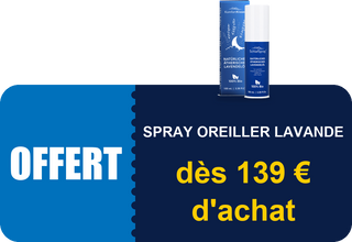 Spray d'oreiller à la lavande offert dès 139 € d'achat