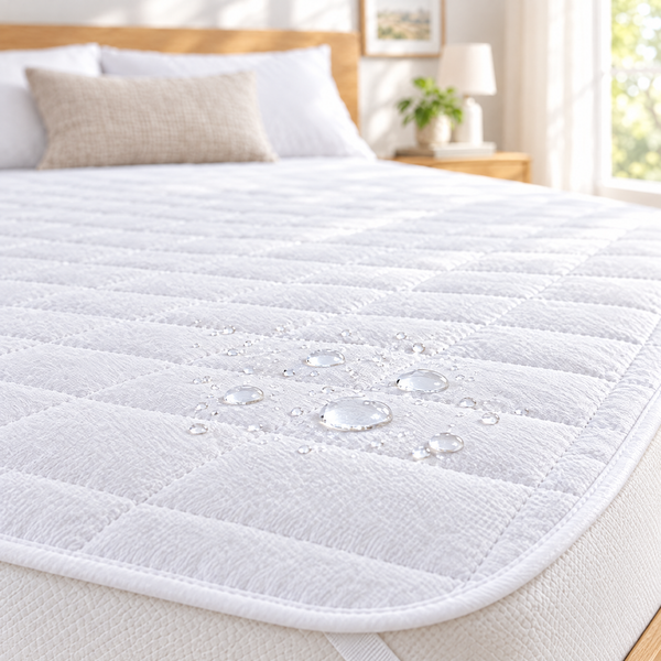 Protège-matelas imperméable en coton